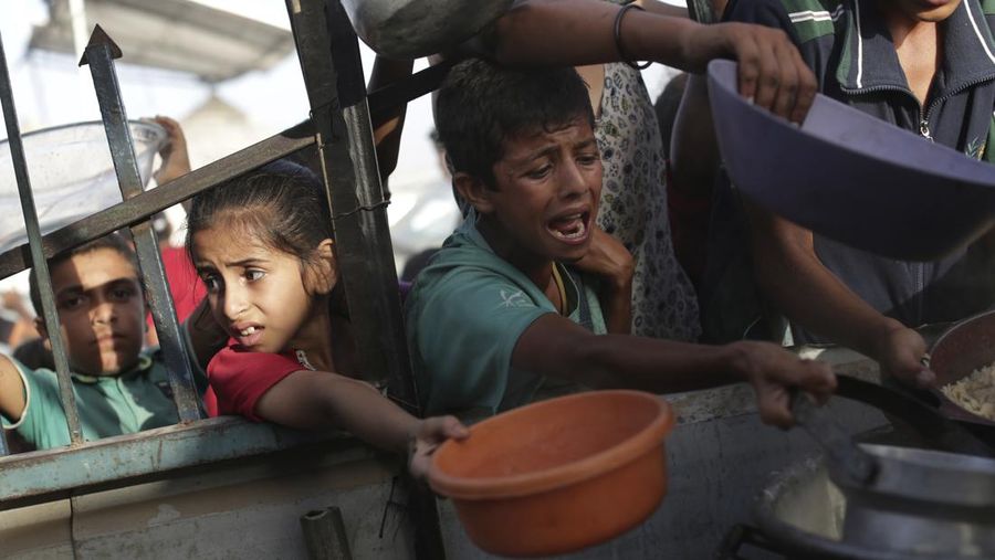 9.000 Anak Gaza Kelaparan